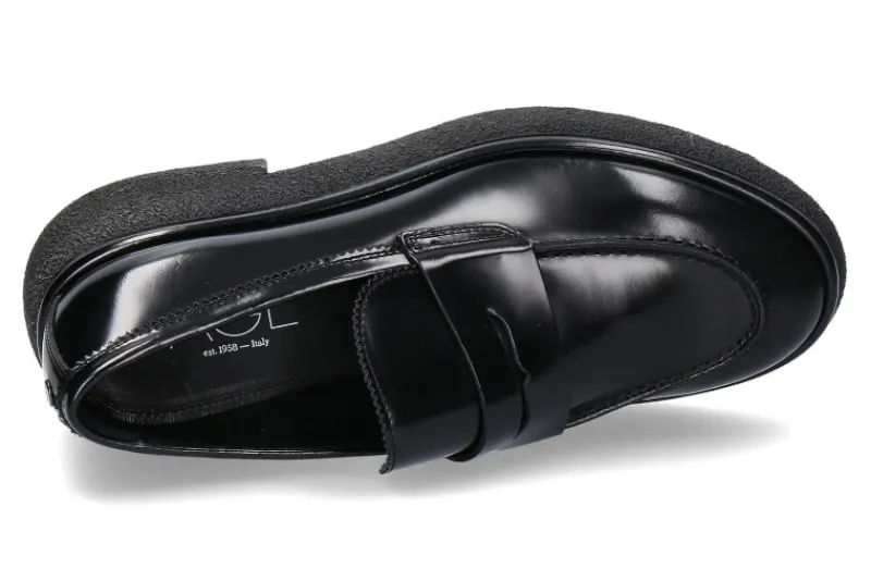 Damen AGL Mokassin ALISON NERO- schwarz