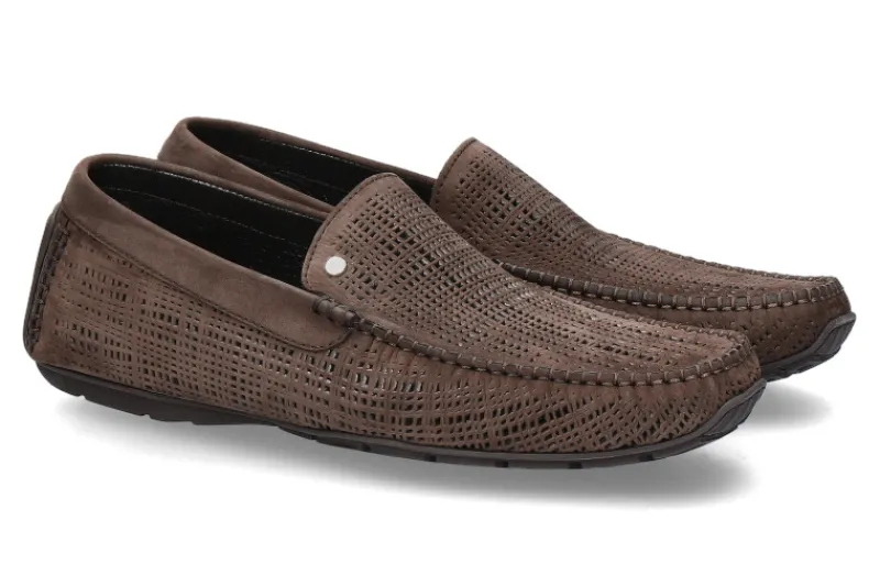 Herren Aldo Brue Aldo Bruè Mokassin VITELLO NABUK TDM