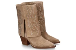 Damen Alma en pena Cowboy Boots CROSTA VISON- beige