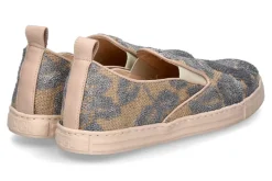 Damen AGL Attilio Giusti Leombruni Slip- On GAIA GLITTER ciano/ghibli