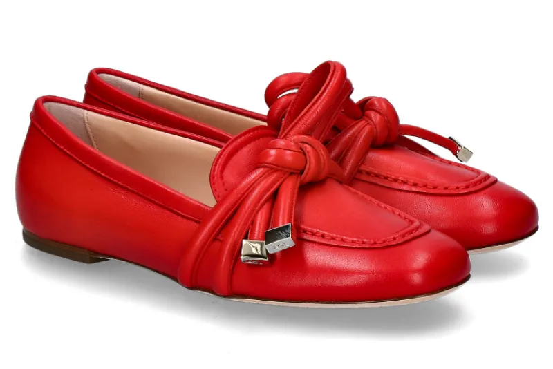 Damen AGL Attilio Giusti Leombruni Slipper RIBBON MOC- gules/rot