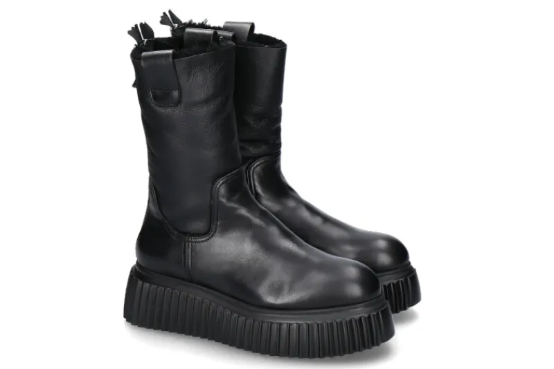 Damen AGL Attilio Giusti Leombruni Boots gefüttert MILAGROS FUR- nero/schwarz