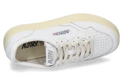 Damen Autry Damen-Sneaker PLATFORM LL15 LEATHER- white