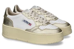 Damen Autry Damen-Sneaker PLATFORM WB16 LEATHER- white/platinum