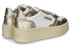 Damen Autry Damen-Sneaker PLATFORM WB16 LEATHER- white/platinum