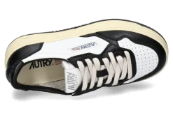Damen Autry Damen-Sneaker PLATFORM WB01 LEATHER- white/black