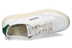 Herren Autry Herren- Sneaker MEDALIST LEATHER- weiss/ grün