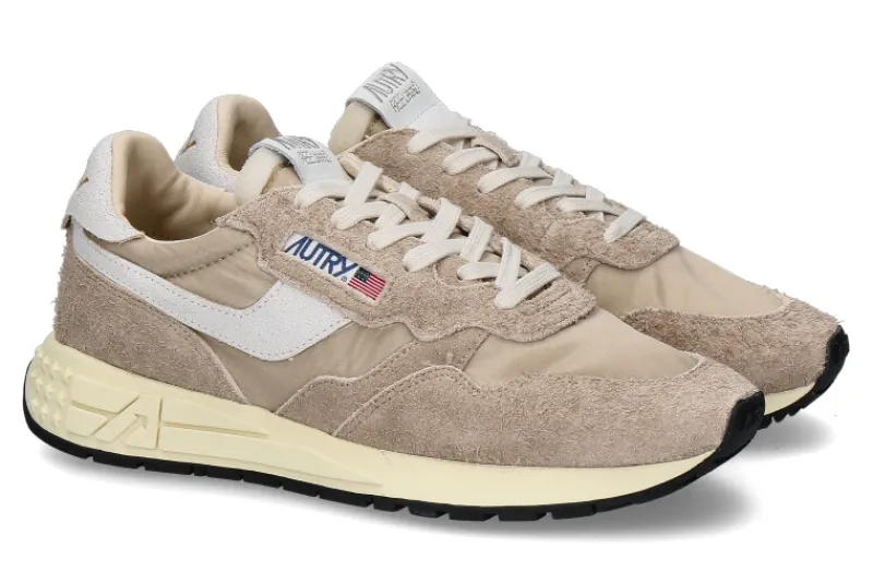 Herren Autry Herren- Sneaker REELWIND NYLON/CRACK- white/beige