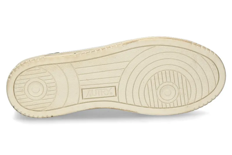 Herren Autry Herren- Sneaker SUPER VINTAGE LEATHER SUEDE- blau/silber