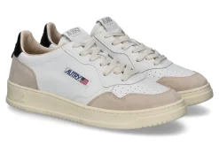 Herren Autry Herren-Sneaker MEDALIST LEATHER SUEDE LS21- white/black