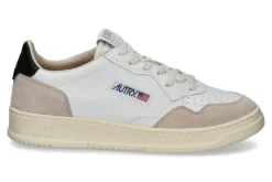 Herren Autry Herren-Sneaker MEDALIST LEATHER SUEDE LS21- white/black