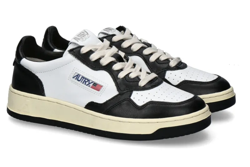 Herren Autry Herren-Sneaker WB01 MEDALIST- weiss/ schwarz