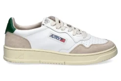 Herren Autry Sneaker MEDALIST SUEDE WHITE GREEN