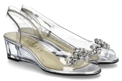 Damen Azurée Cannes Azuree Cannes Keilsandale MARCEL METIS ARGENT MOTIF CRISTAL