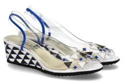 Damen Azurée Cannes Azuree Cannes Keilsandale MOTI COMPO BLEUE