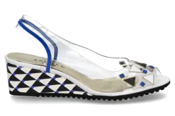 Damen Azurée Cannes Azuree Cannes Keilsandale MOTI COMPO BLEUE