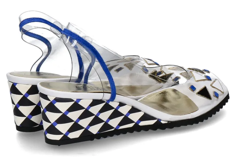 Damen Azurée Cannes Azuree Cannes Keilsandale MOTI COMPO BLEUE