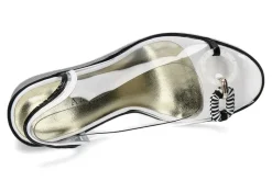 Damen Azurée Cannes Azuree Cannes Plateausandale MOLIA 8ANB COMPO- noir/blanc