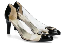 Damen Azurée Cannes Azuree Cannes Pumps LAVANE VERNIS NOIR MOTIF TAUPE (39½)