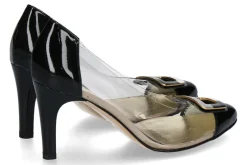 Damen Azurée Cannes Azuree Cannes Pumps LAVANE VERNIS NOIR MOTIF TAUPE (39½)