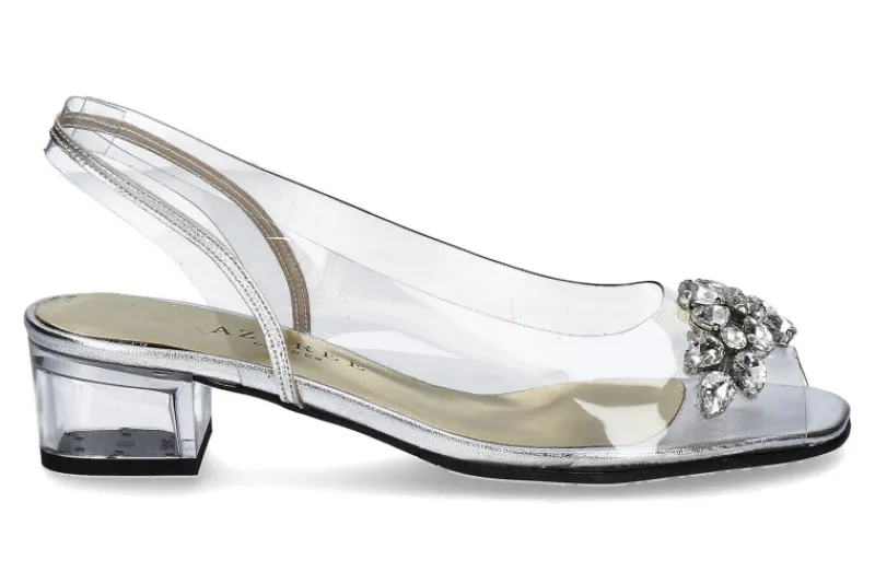 Damen Azurée Cannes Azuree Cannes Sandale MARCEL 80T METIS- silber argent