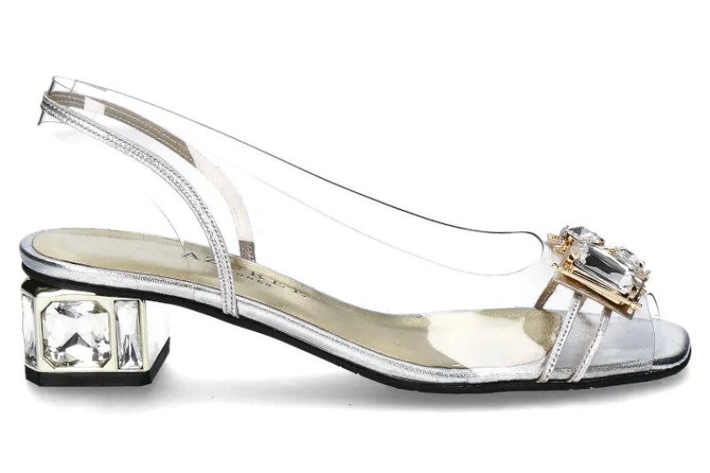 Damen Azurée Cannes Azuree Cannes Sandale MAWA METIS- argent silver