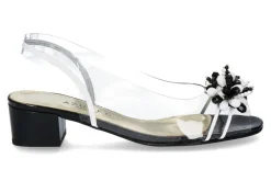 Damen Azurée Cannes Azuree Cannes Sandale MOCALI NOIR BLANCO