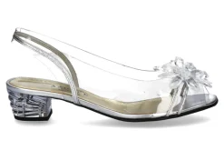 Damen Azurée Cannes Azuree Cannes Sandalette MACADA METAL ARGENT MOTF CRISTAL (39½)