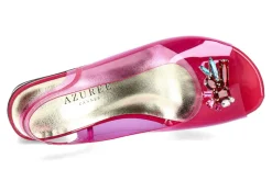 Damen Azurée Cannes Azuree Cannes Sandalette MOILA 80 Lack pink