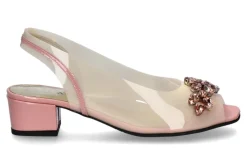 Damen Azurée Cannes Azuree Cannes Sandalette MARCEL Lack rosa