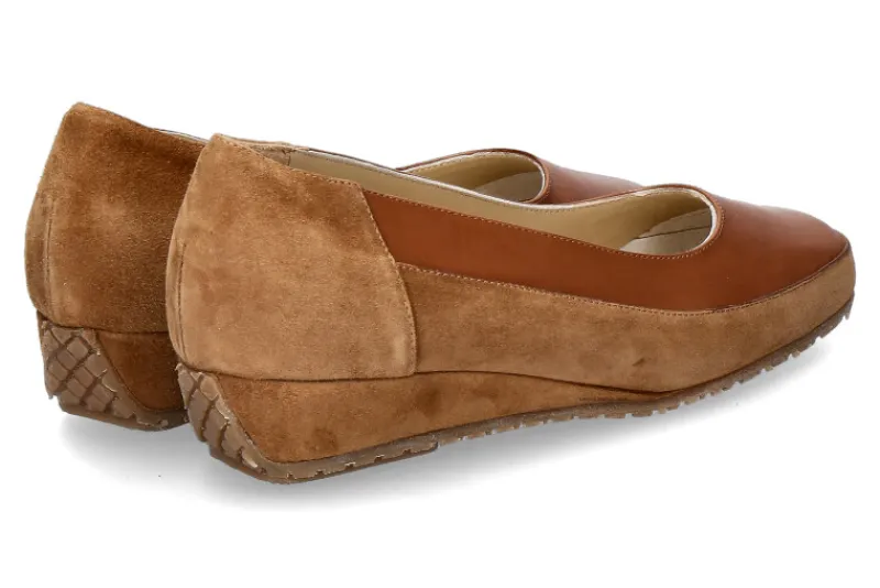 Damen Bagnoli Slipper 6060 CAMOSCIO SELLA- brandy/ mittelbraun