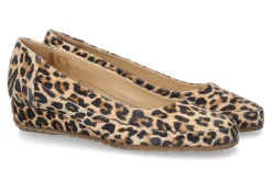Damen Bagnoli Slipper 6060 CAMOSCIO- leopardino camel