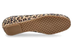 Damen Bagnoli Slipper 6060 CAMOSCIO- leopardino camel