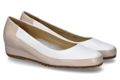 Damen Bagnoli Slipper 6060 MONTE 3404- beige/ weiss