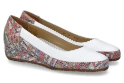 Damen Bagnoli Slipper 6060 NAPPA VELOURS- weiss/ multicolor