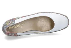 Damen Bagnoli Slipper 6060 NAPPA VELOURS- weiss/ multicolor