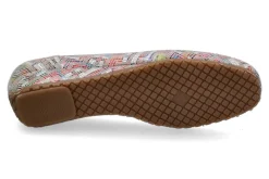 Damen Bagnoli Slipper 6060 NAPPA VELOURS- weiss/ multicolor