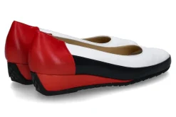 Damen Bagnoli Slipper 6060 NAPPA- weiss/ blau/ rot