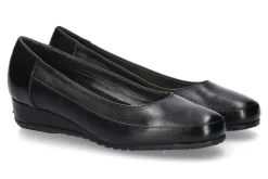 Damen Bagnoli Slipper 6060 PELLAME NAPPA- nero/ schwarz