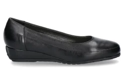 Damen Bagnoli Slipper 6060 PELLAME NAPPA- nero/ schwarz