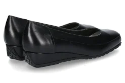 Damen Bagnoli Slipper 6060 PELLAME NAPPA- nero/ schwarz