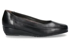 Damen Bagnoli Slipper gefüttert NAPPA NERO