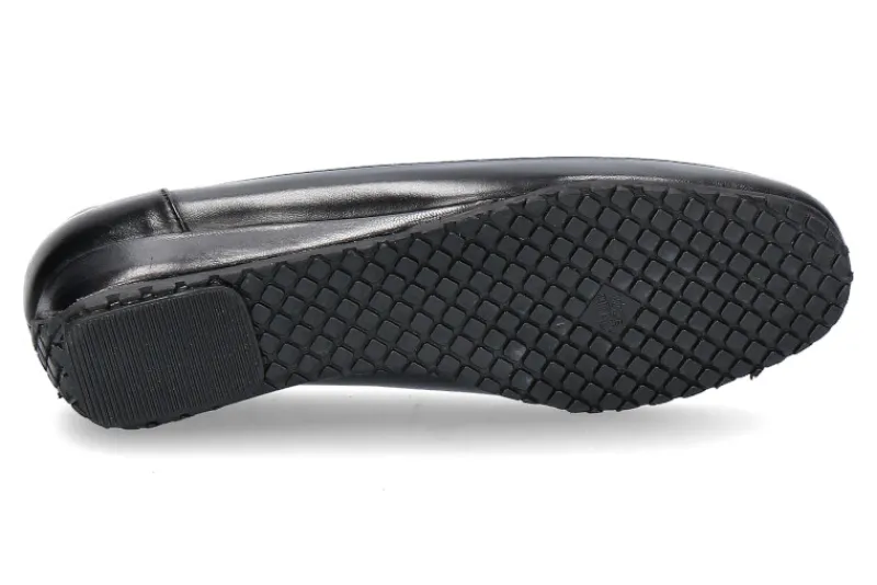 Damen Bagnoli Slipper gefüttert NAPPA NERO