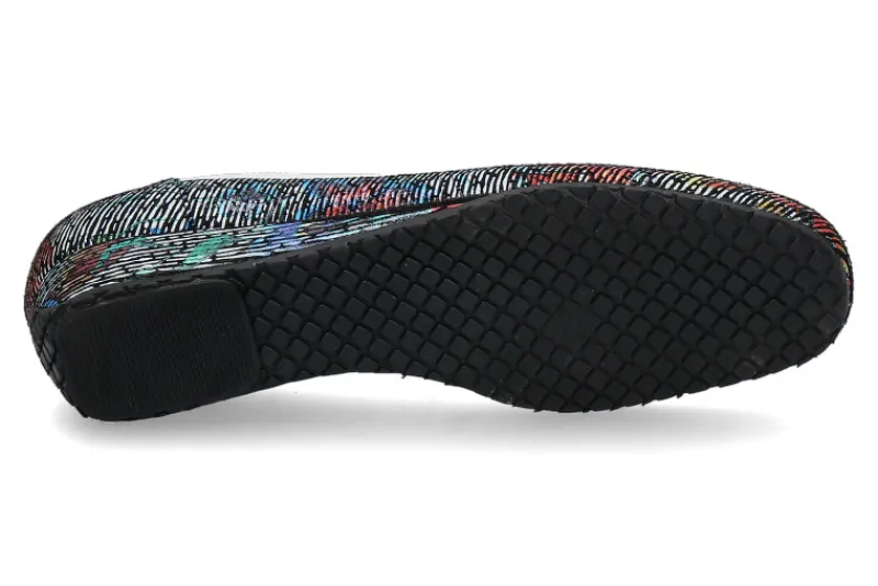 Damen Bagnoli Slipper NAPPA VELOURS- weiss/ blau/ multicolor