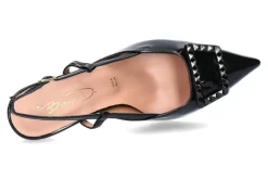 Damen Bianca Di Slingpumps VERNICE NERO CUOIO