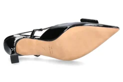 Damen Bianca Di Slingpumps VERNICE NERO CUOIO