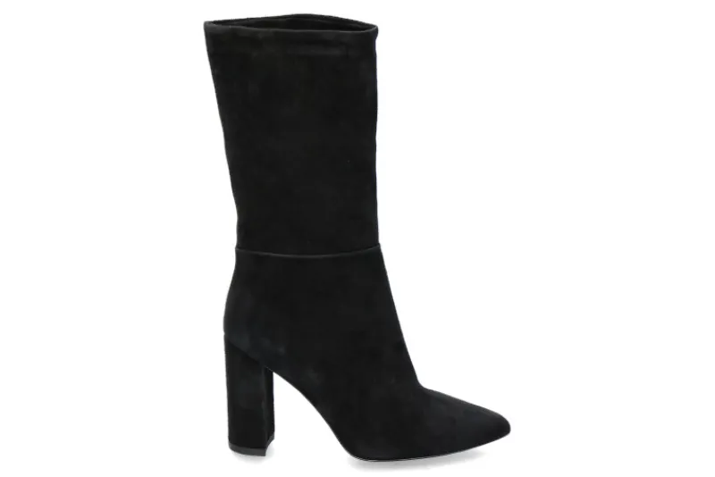 Damen Canapé BiancaDi Stiefel CAMOSCIO NERO (38)