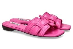 Damen Bibi Lou Pantolette CREMES NAPPA MAGENTA