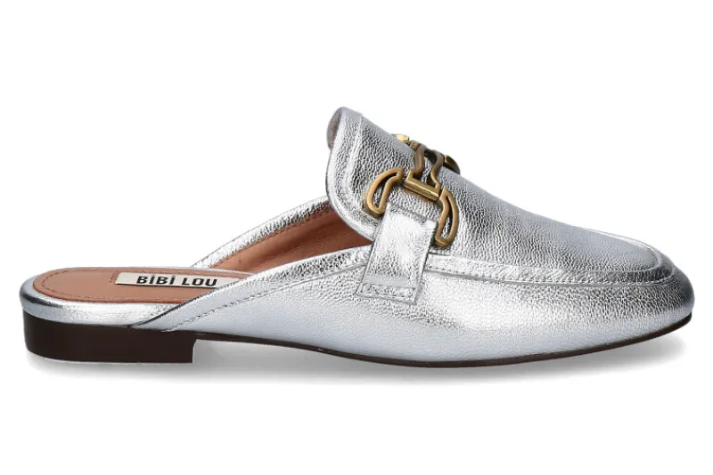 Damen Bibi Lou Pantolette VELA Nappa silber