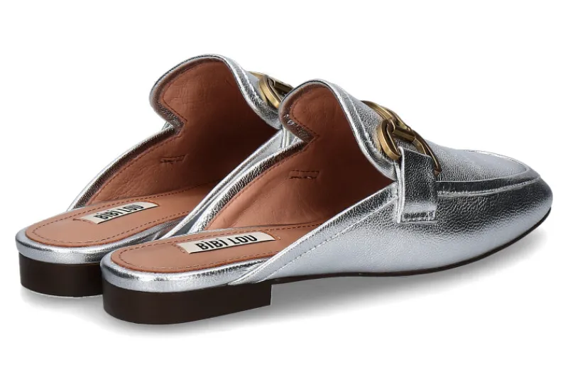 Damen Bibi Lou Pantolette VELA Nappa silber